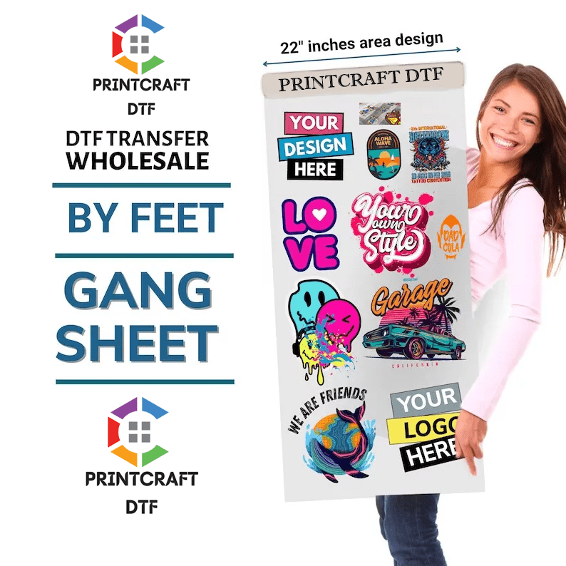 Upload Your Own DTF Gang Sheet