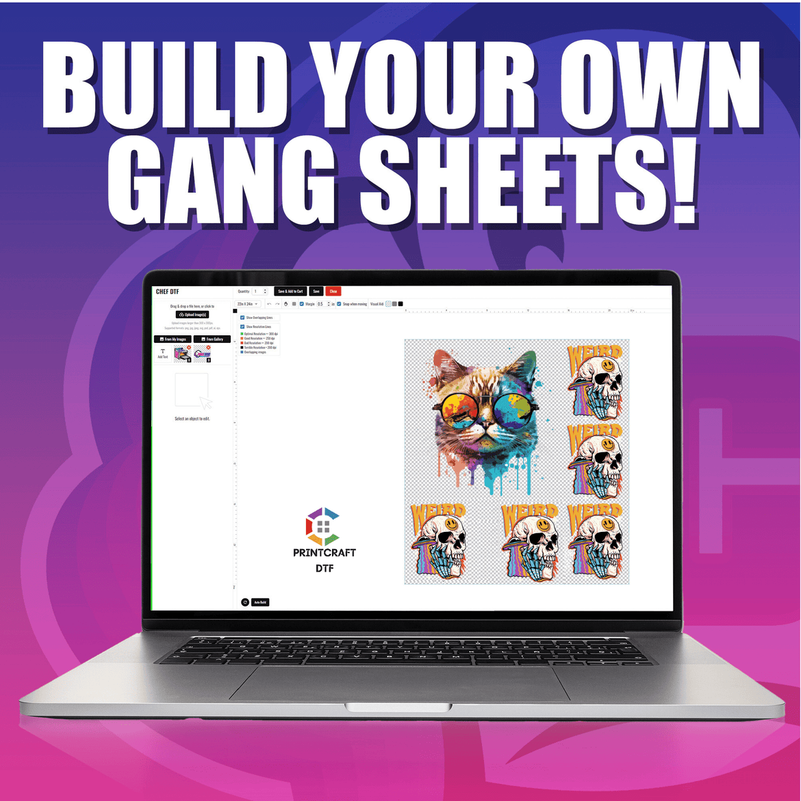 Custom DTF Transfers – Create & Buy Now – Printcraft DTF